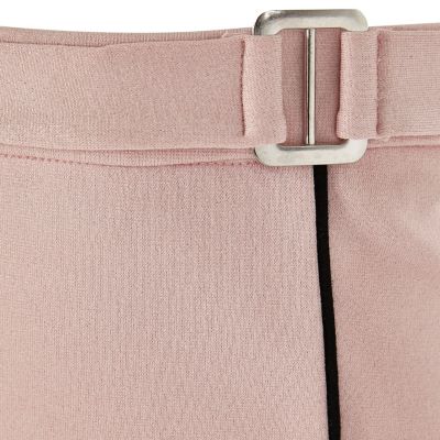 Girls pink A-line ponte skirt